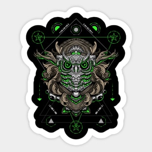 Dark owl Sticker